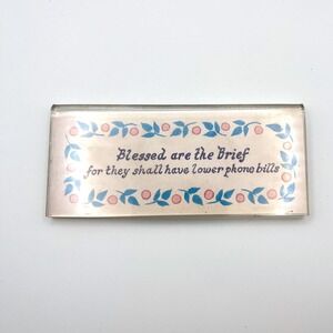 Proudline Refrigerator Magnet Verse Blessed are the Brief Lower Phone Bills